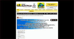 Desktop Screenshot of productoselectricos.com.co